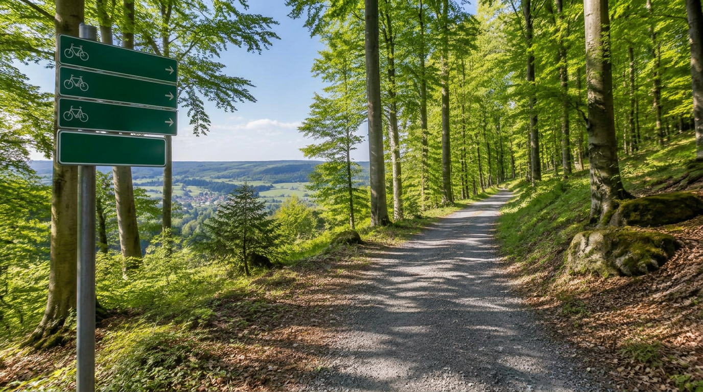 Durch lichte Buchenwälder